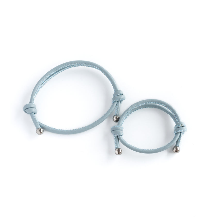 JBØRN Parent & Child Leather Bracelets - Personalisable Baby Products Sold and Personalised by JustBørn