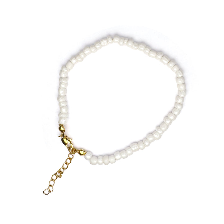JBØRN Beads Bracelet with Personalised Pendant Pearl - Personalisable Baby Products Sold and Personalised by JustBørn