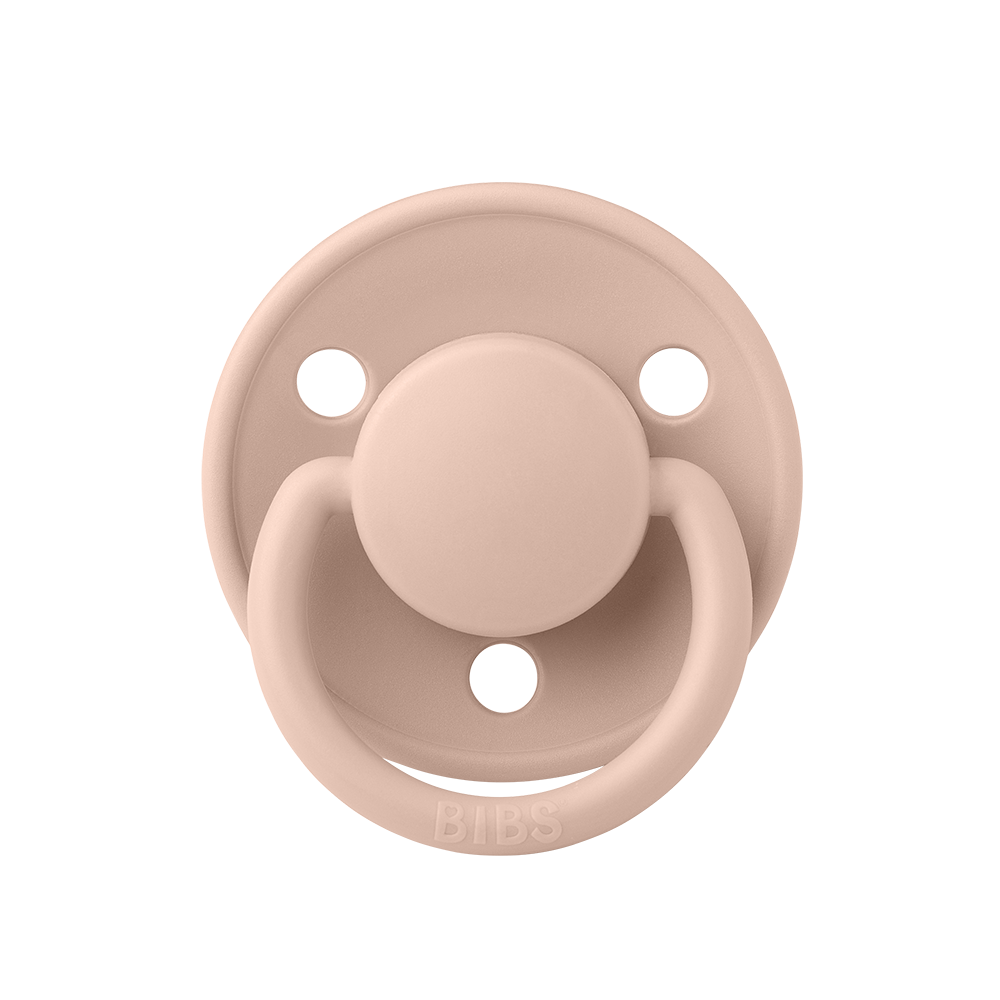 BIBS De Lux Silicone Pacifiers | One Size | Personalised Vanilla - Personalisable Baby Products Sold and Personalised by JustBørn