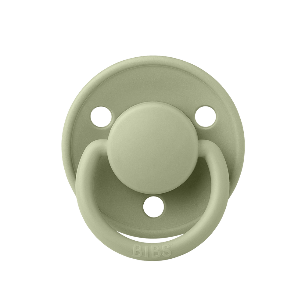 BIBS De Lux Silicone Pacifiers | One Size | Personalised Sage - Personalisable Baby Products Sold and Personalised by JustBørn