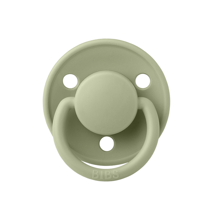 BIBS De Lux Silicone Pacifiers | One Size | Personalised Sage - Personalisable Baby Products Sold and Personalised by JustBørn