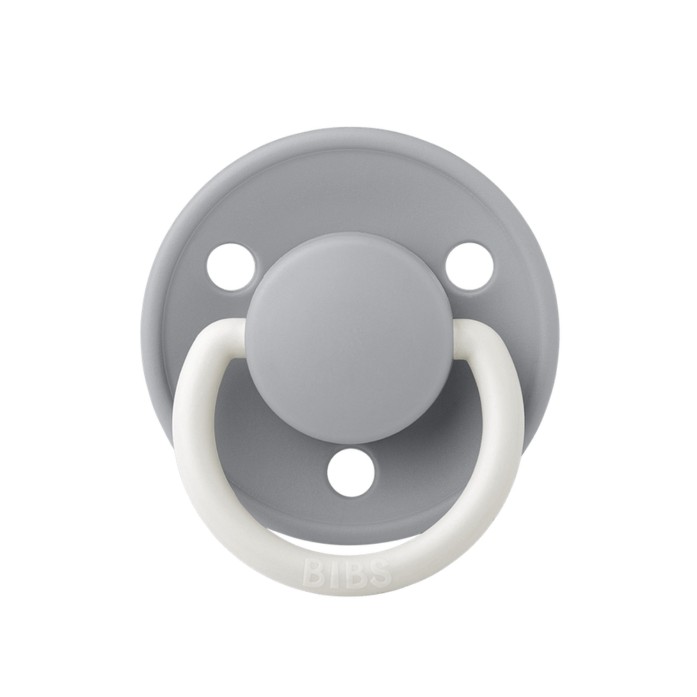 BIBS De Lux Silicone Pacifiers | One Size | Personalised Cloud Night Glow - Personalisable Baby Products Sold and Personalised by JustBørn
