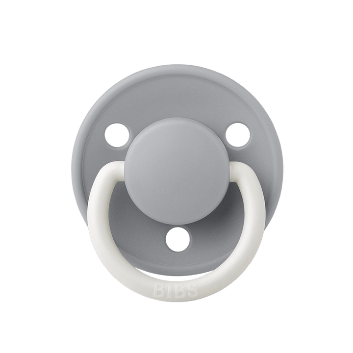 BIBS De Lux Silicone Pacifiers | One Size | Personalised Cloud Night Glow - Personalisable Baby Products Sold and Personalised by JustBørn