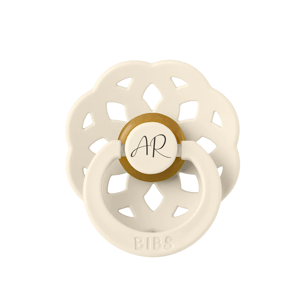 BIBS Boheme Natural Rubber Latex Pacifiers Personalised to buy in