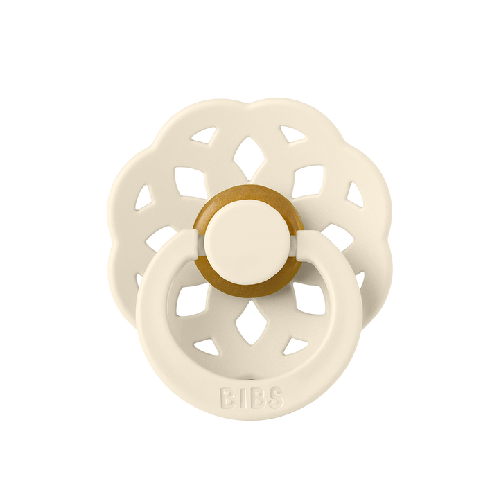 BIBS Boheme Natural Rubber Latex Pacifiers | Personalised Ivory - Personalisable Baby Products Sold and Personalised by JustBørn