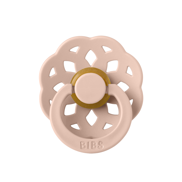 BIBS Boheme Natural Rubber Latex Pacifiers | Personalised Blush - Personalisable Baby Products Sold and Personalised by JustBørn