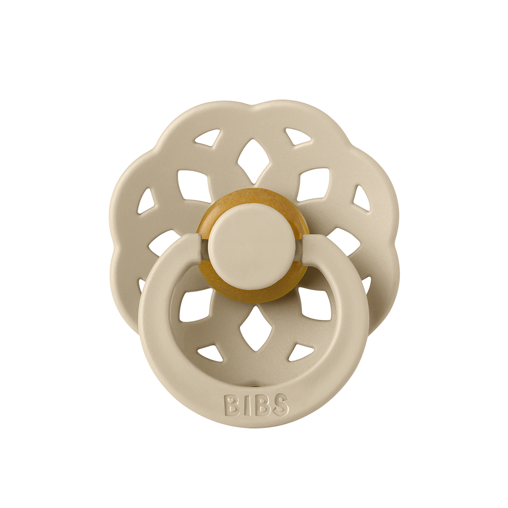 BIBS Boheme Natural Rubber Latex Pacifiers | Personalised Vanilla - Personalisable Baby Products Sold and Personalised by JustBørn