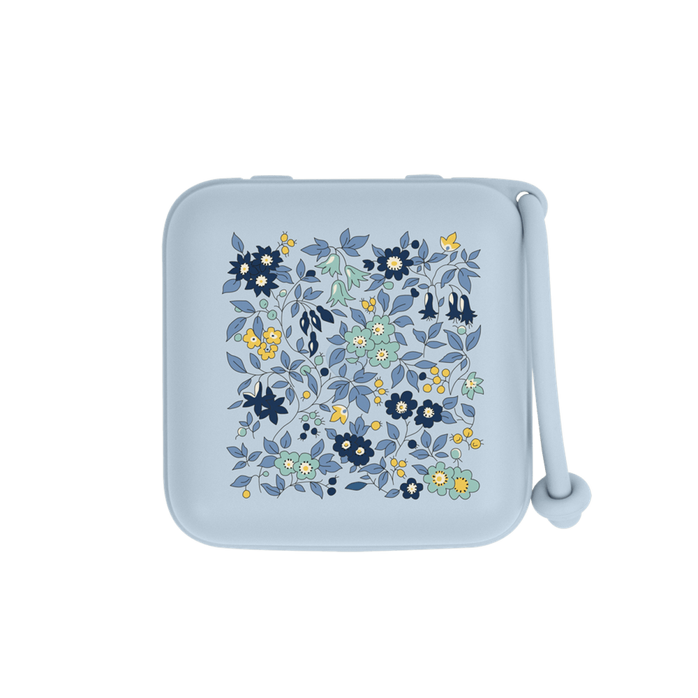 BIBS Pacifier Box Chamomile Lawn Baby Blue - Personalisable Baby Products Sold and Personalised by JustBørn