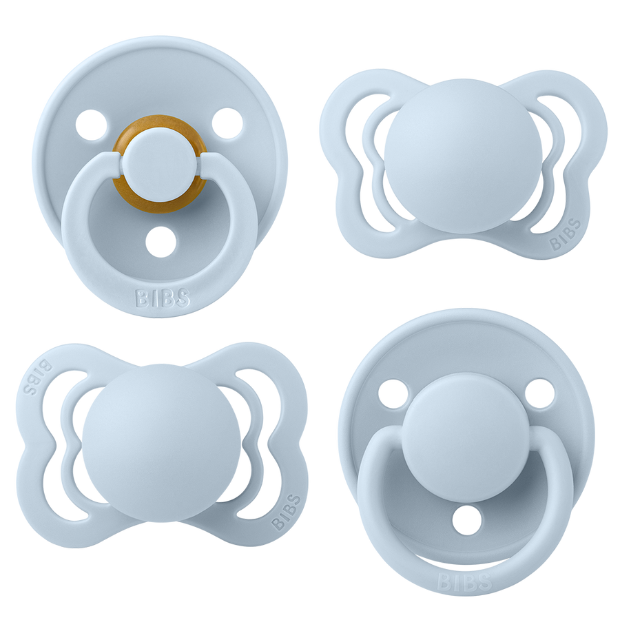 BIBS Pacifiers - Try-It Collection Baby Blue No - Personalisable Baby Products Sold and Personalised by JustBørn