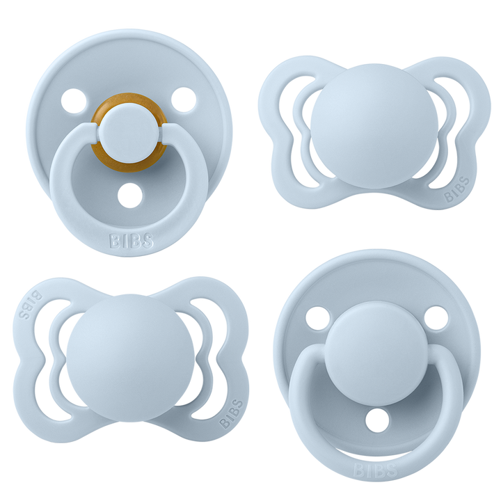 BIBS Pacifiers - Try-It Collection Baby Blue No - Personalisable Baby Products Sold and Personalised by JustBørn