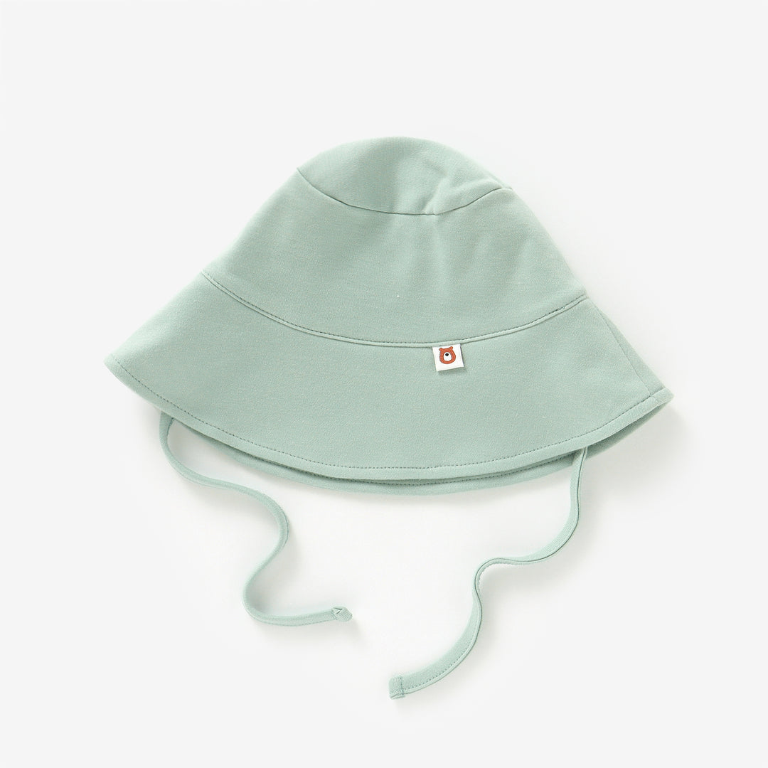 JBØRN Organic Cotton Baby Sun Hat 2-4 years Sea Foam - Personalisable Baby Products Sold and Personalised by JustBørn