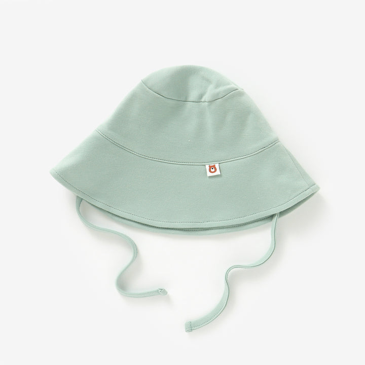 JBØRN Organic Cotton Baby Sun Hat 2-4 years Sea Foam - Personalisable Baby Products Sold and Personalised by JustBørn