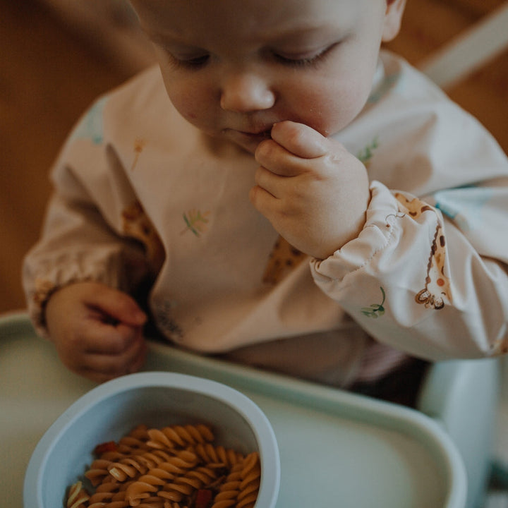 JBØRN Silicone Bowl and Spoon | Weaning Set | Personalisable - Personalisable Baby Products Sold and Personalised by JustBørn