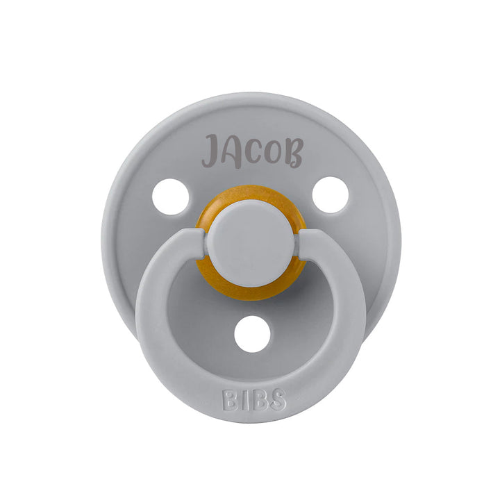 BIBS Colour Natural Rubber Latex Pacifiers | Personalised Cloud - Personalisable Baby Products Sold and Personalised by JustBørn