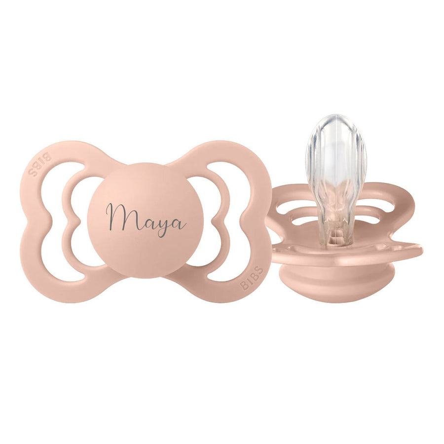 BIBS SUPREME Silicone Pacifiers | Personalised - Personalisable Baby Products Sold and Personalised by JustBørn