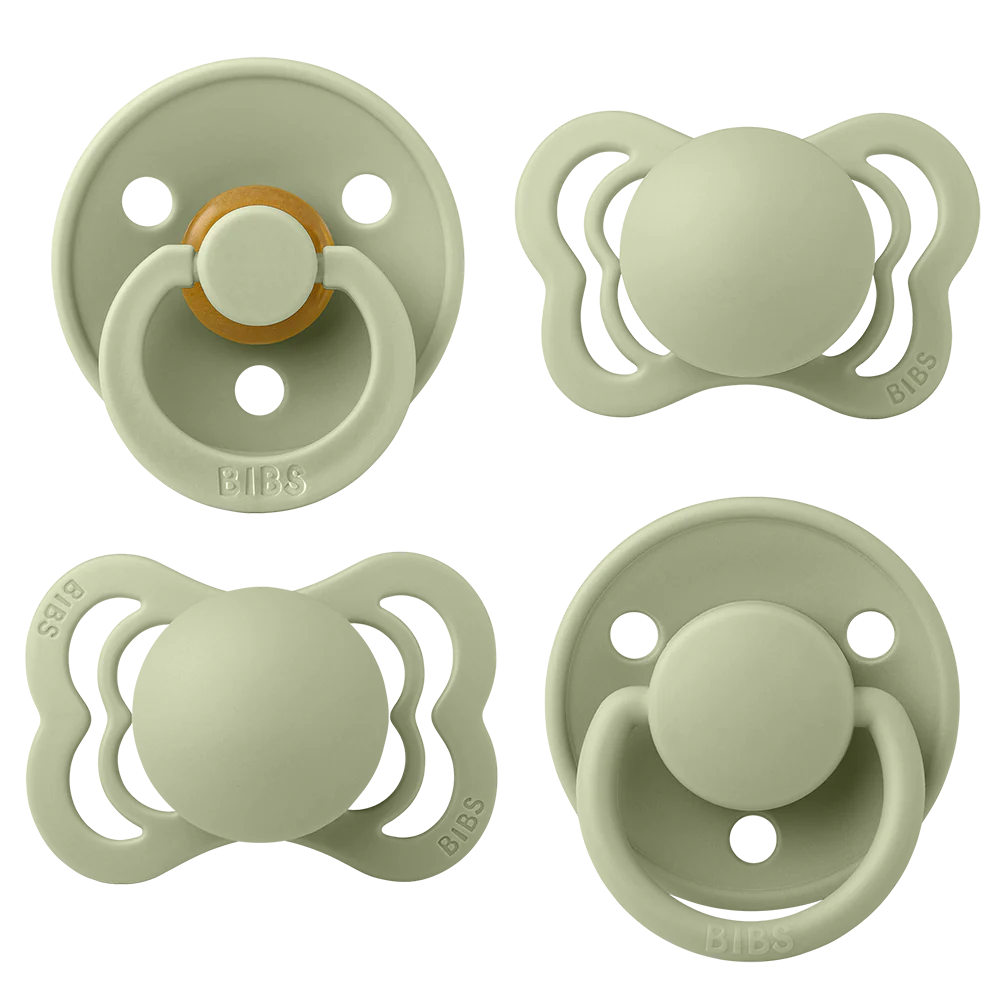 BIBS Pacifiers - Try-It Collection Sage - Personalisable Baby Products Sold and Personalised by JustBørn