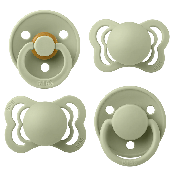 BIBS Pacifiers - Try-It Collection Sage - Personalisable Baby Products Sold and Personalised by JustBørn