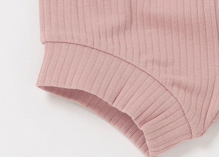 JBØRN Organic Cotton Ribbed Baby T-Shirt & Shorts Set - Personalisable Baby Products Sold and Personalised by JustBørn