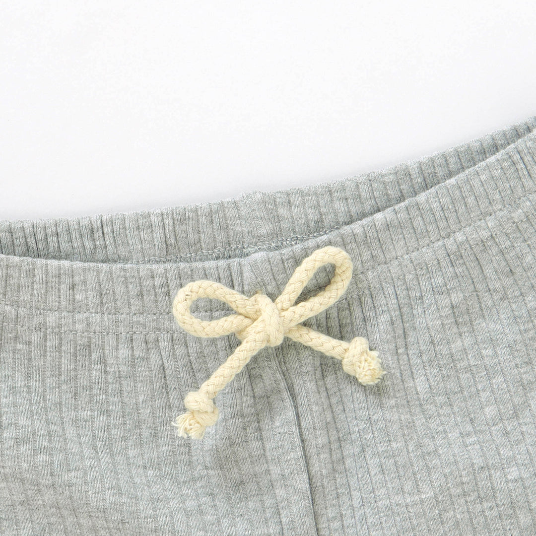 JBØRN Organic Cotton Ribbed Baby T-Shirt & Shorts Set - Personalisable Baby Products Sold and Personalised by JustBørn