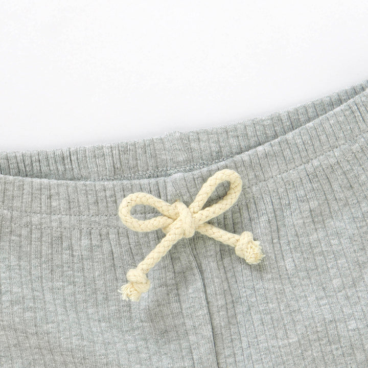 JBØRN Organic Cotton Ribbed Baby T-Shirt & Shorts Set - Personalisable Baby Products Sold and Personalised by JustBørn