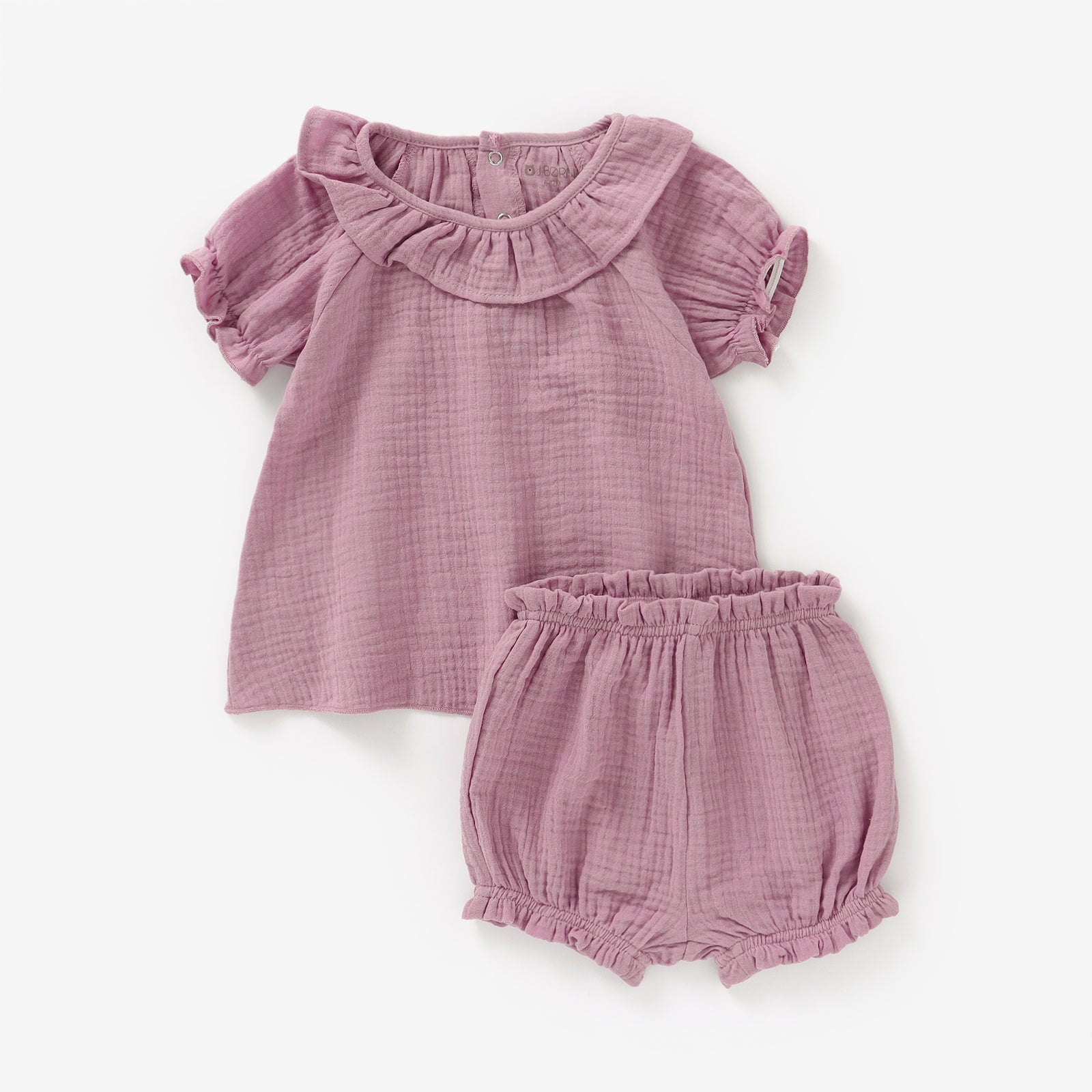 JBØRN Organic Cotton Muslin Baby Girl Outfit