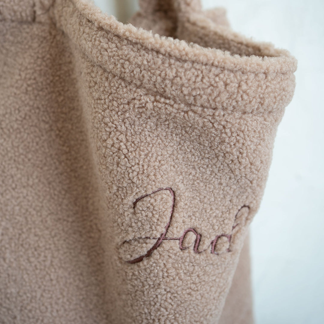 JBØRN Teddy MAMA Bag Teddy Tan - Personalisable Baby Products Sold and Personalised by JustBørn