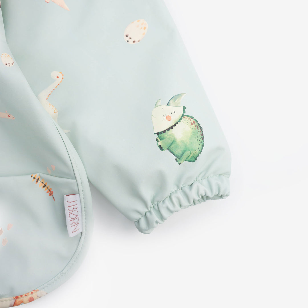 JBØRN Long Sleeve Baby Feeding Bib with Personalised Travel Bag - Personalisable Baby Products Sold and Personalised by JustBørn
