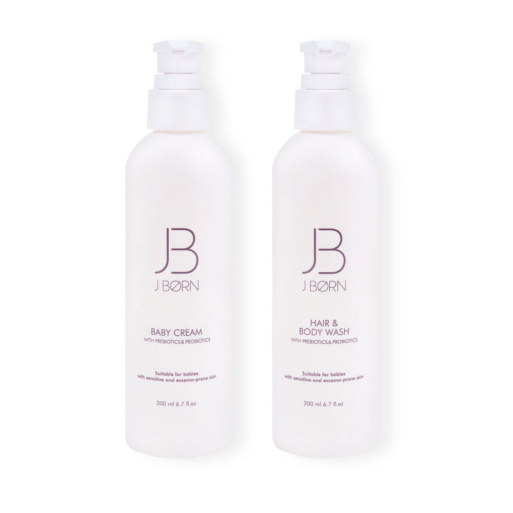 JBØRN Baby Shampoo & Body Wash for Sensitive Skin - Personalisable Baby Products Sold and Personalised by JustBørn
