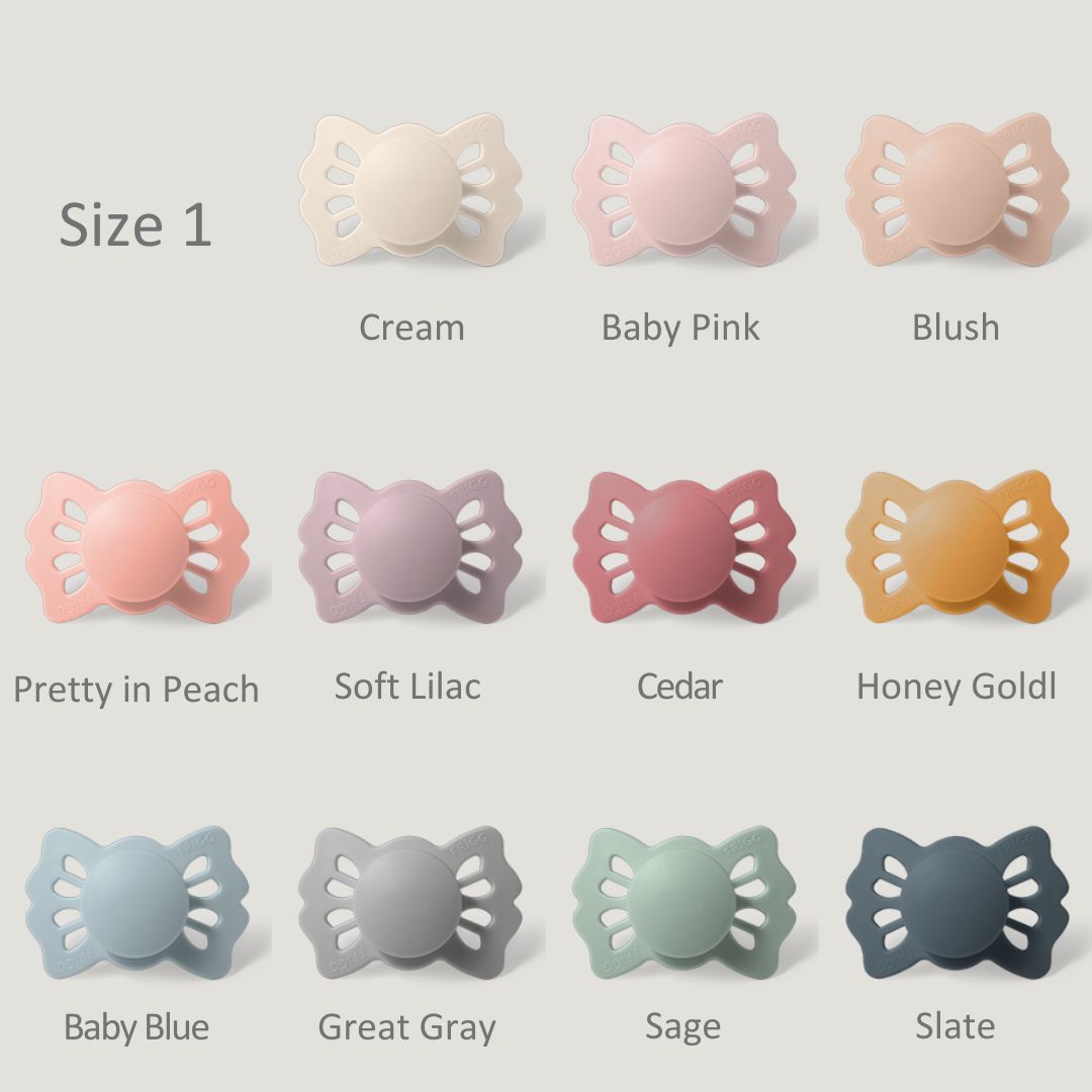 FRIGG Lucky Symmetrical Silicone Pacifiers - Personalisable Baby Products Sold and Personalised by JustBørn