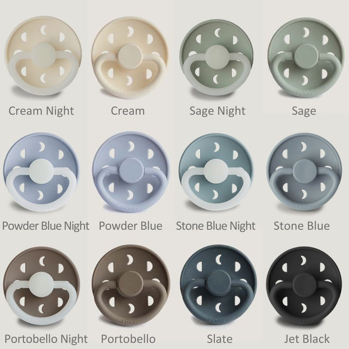 FRIGG Moon Silicone Pacifier | Personalised - Personalisable Baby Products Sold and Personalised by JustBørn
