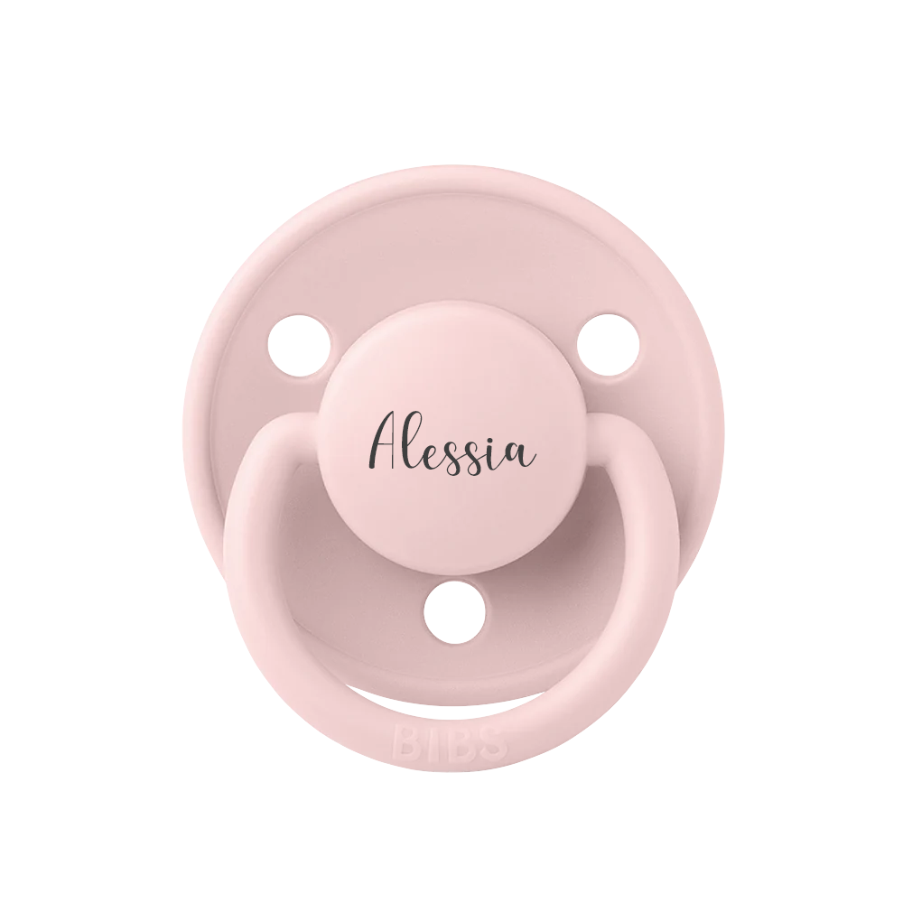 BIBS De Lux Silicone Pacifiers | One Size | Personalised - Personalisable Baby Products Sold and Personalised by JustBørn