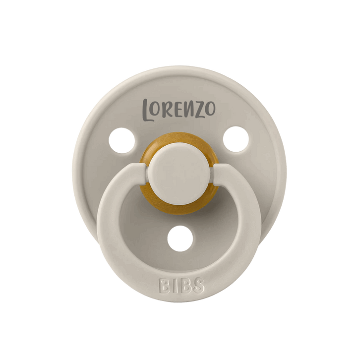 BIBS Colour Natural Rubber Latex Pacifiers | Personalised Sand - Personalisable Baby Products Sold and Personalised by JustBørn