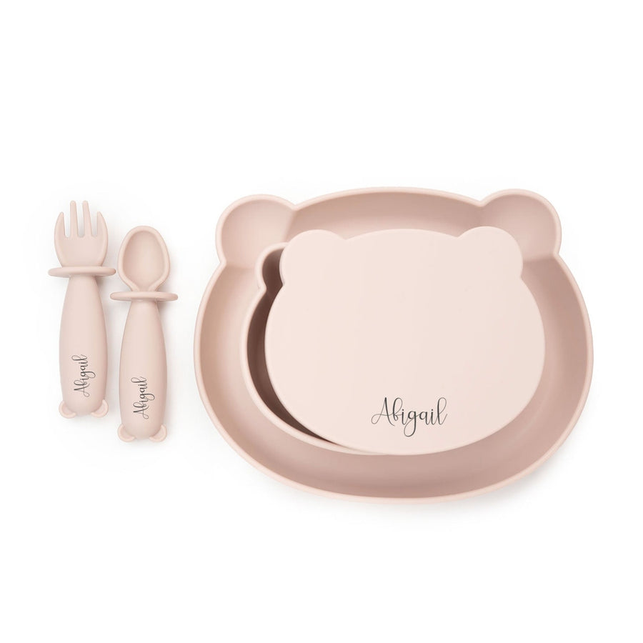 JBØRN Baby Meal Time Set | Weaning Set | Personalisable - Personalisable Baby Products Sold and Personalised by JustBørn