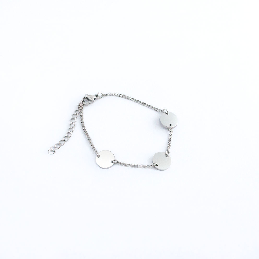 JBØRN Bracelet | Personalisable Silver - Personalisable Baby Products Sold and Personalised by JustBørn