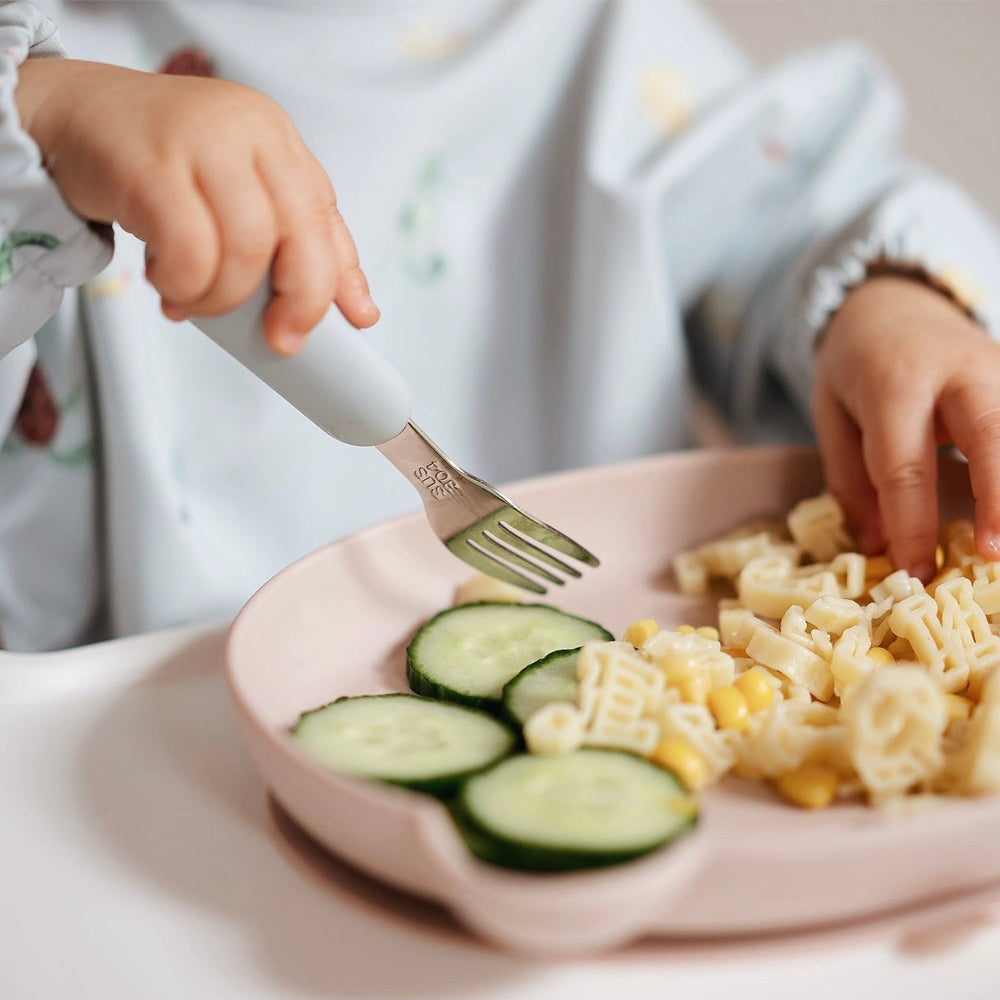 JBØRN Stainless Steel Kids Cutlery Set | Personalisable - Personalisable Baby Products Sold and Personalised by JustBørn