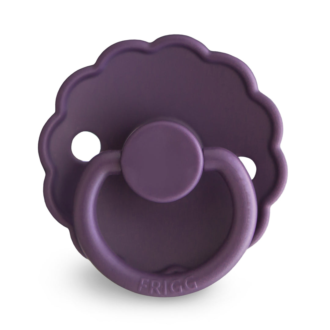 FRIGG Daisy Natural Rubber Latex Pacifier Violet Dream - Personalisable Baby Products Sold and Personalised by JustBørn