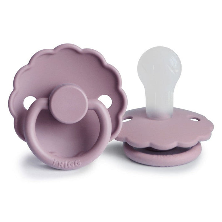 FRIGG Daisy Silicone Pacifier | Personalised Heather - Personalisable Baby Products Sold and Personalised by JustBørn