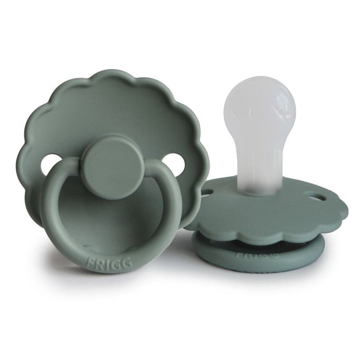 FRIGG Daisy Silicone Pacifier | Personalised Lily Pad - Personalisable Baby Products Sold and Personalised by JustBørn