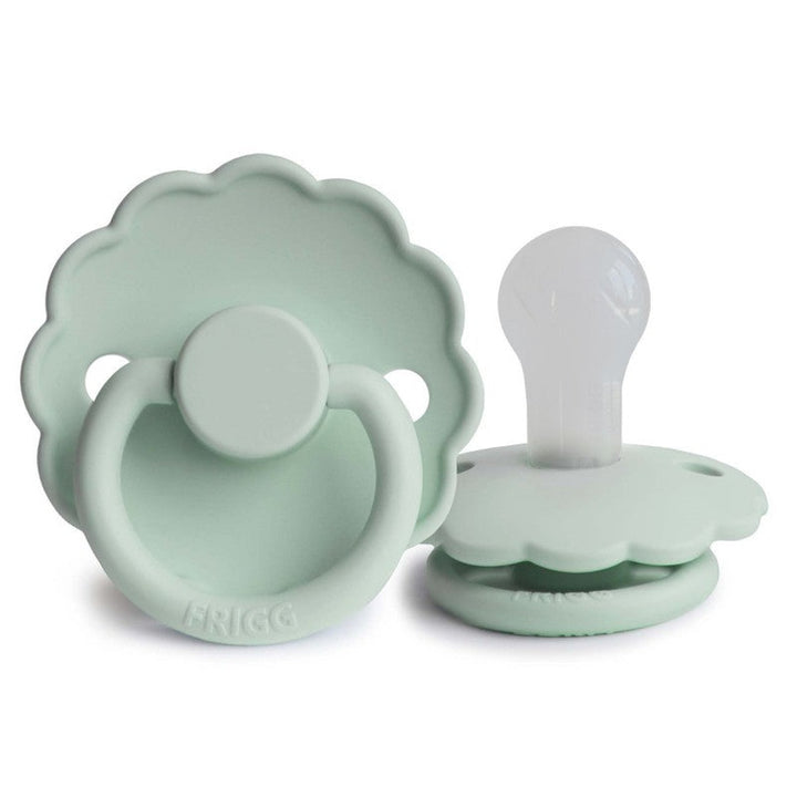 FRIGG Daisy Silicone Pacifier | Personalised Seafoam - Personalisable Baby Products Sold and Personalised by JustBørn