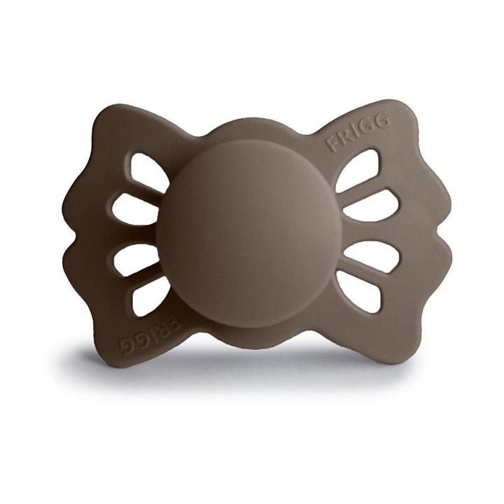 FRIGG Lucky Symmetrical Silicone Pacifiers Portobello Size 1 (0-6 months) - Personalisable Baby Products Sold and Personalised by JustBørn