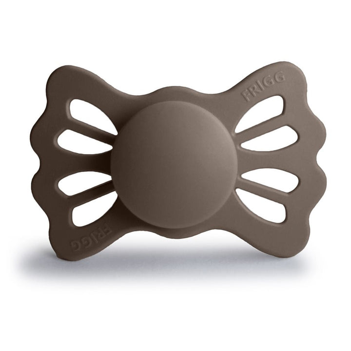 FRIGG Lucky Symmetrical Silicone Pacifiers Portobello Size 2 (6-18 months) - Personalisable Baby Products Sold and Personalised by JustBørn