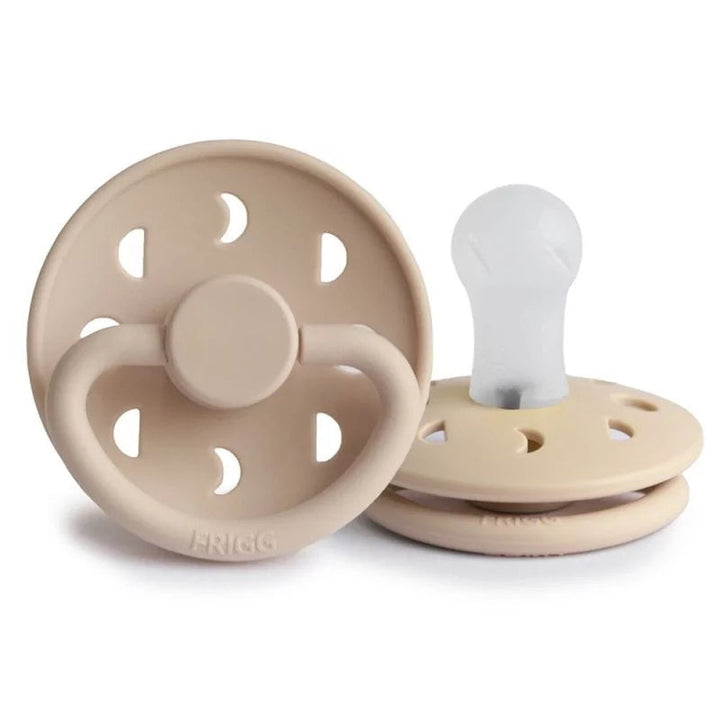 FRIGG Moon Silicone Pacifier | Personalised Croissant No - Personalisable Baby Products Sold and Personalised by JustBørn
