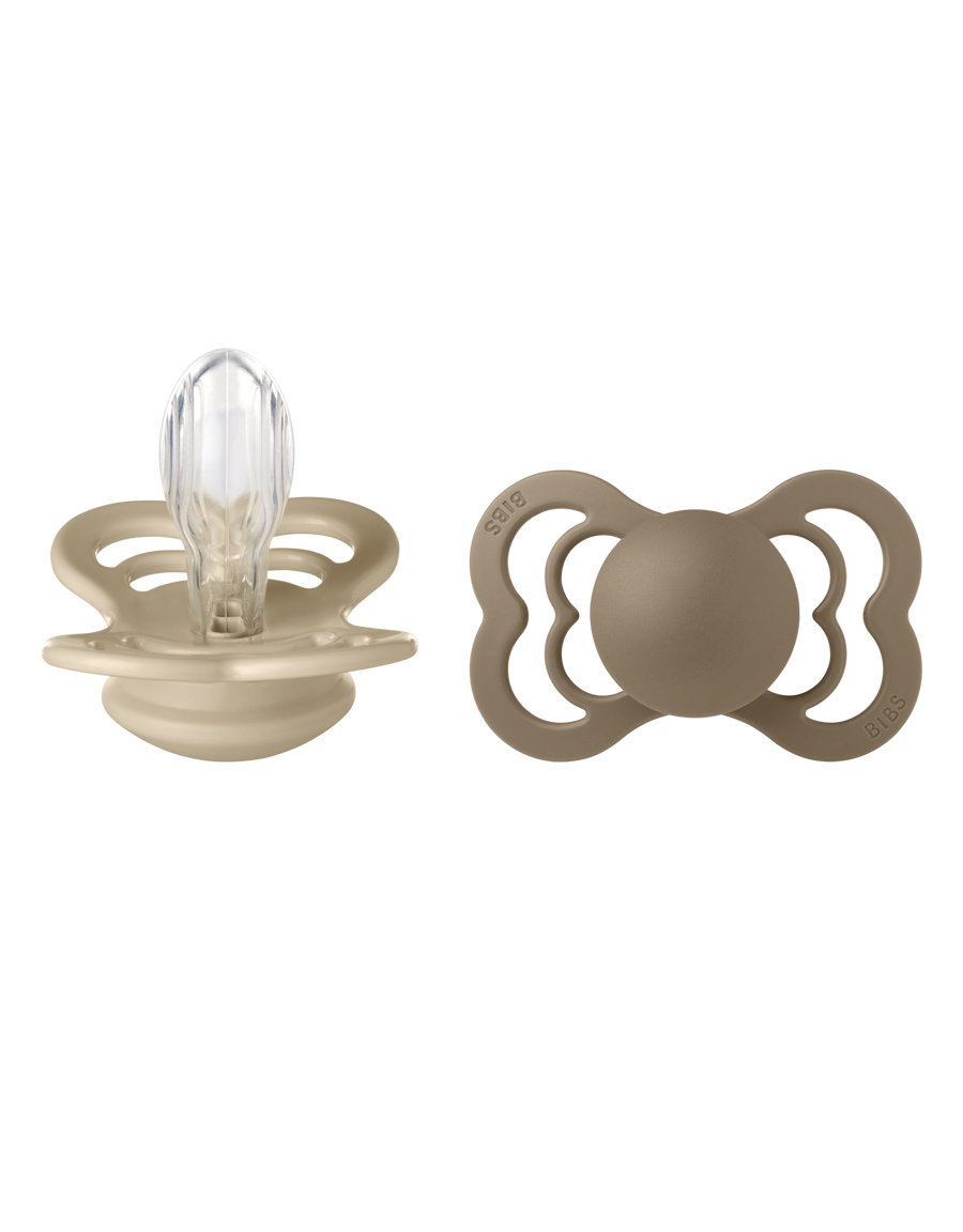 BIBS SUPREME Silicone Pacifiers - Personalisable Baby Products Sold and Personalised by JustBørn