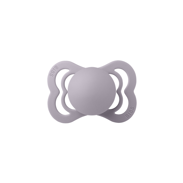 BIBS SUPREME Latex Pacifiers Fossil Grey - Personalisable Baby Products Sold and Personalised by JustBørn