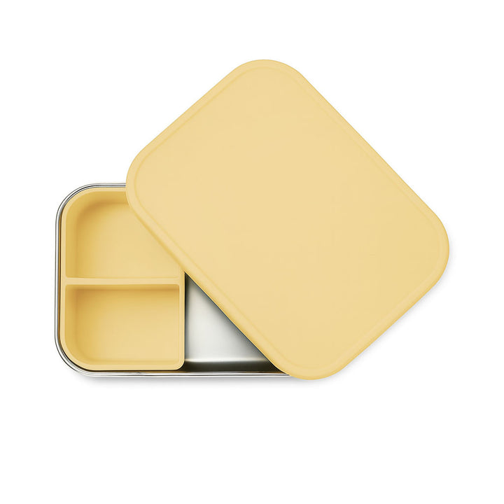 JBØRN Personalised Lunch Box Pale Daffodil No - Personalisable Baby Products Sold and Personalised by JustBørn