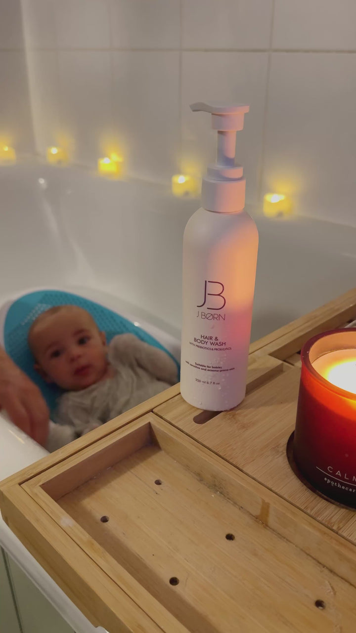 JBØRN Baby Shampoo & Body Wash for Sensitive Skin