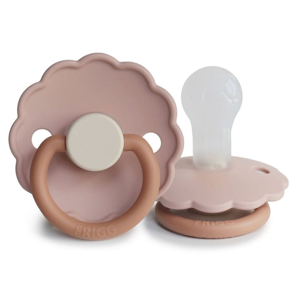 FRIGG Daisy Bloom Silicone Pacifier | Personalised Biscuit - Personalisable Baby Products Sold and Personalised by JustBørn