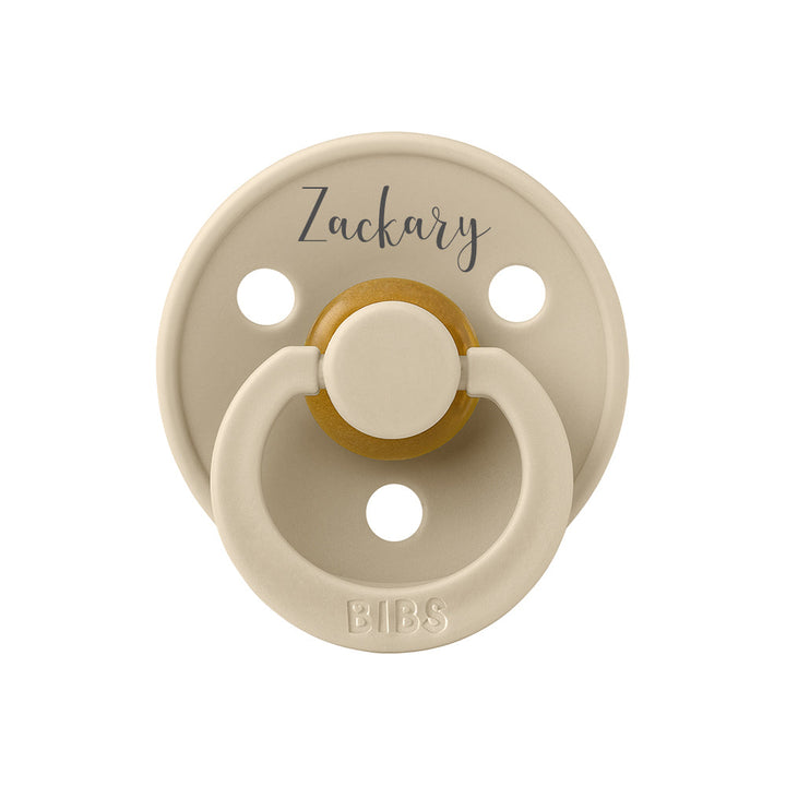 BIBS Colour Natural Rubber Latex Pacifiers | Personalised Vanilla - Personalisable Baby Products Sold and Personalised by JustBørn