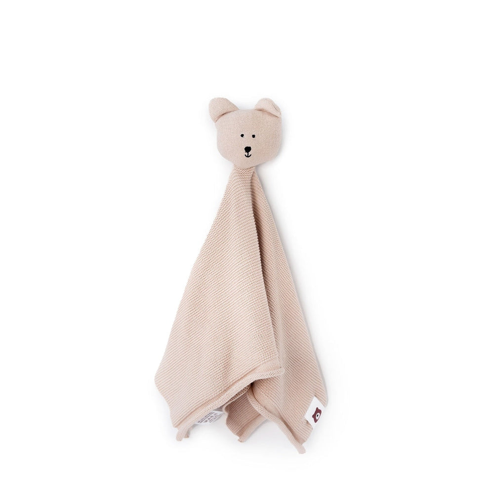 JBØRN Bear Knit Comforter | Personalisable Vanilla - Personalisable Baby Products Sold and Personalised by JustBørn
