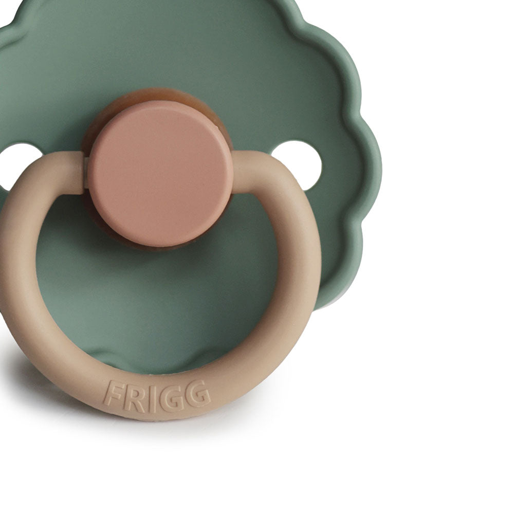 FRIGG Daisy Bloom Natural Rubber Latex Pacifier | Personalised Willow - Personalisable Baby Products Sold and Personalised by JustBørn
